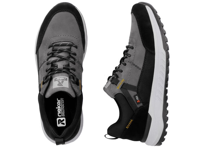 Rieker Sneaker mit Schnürung GRAU-SCHWARZ