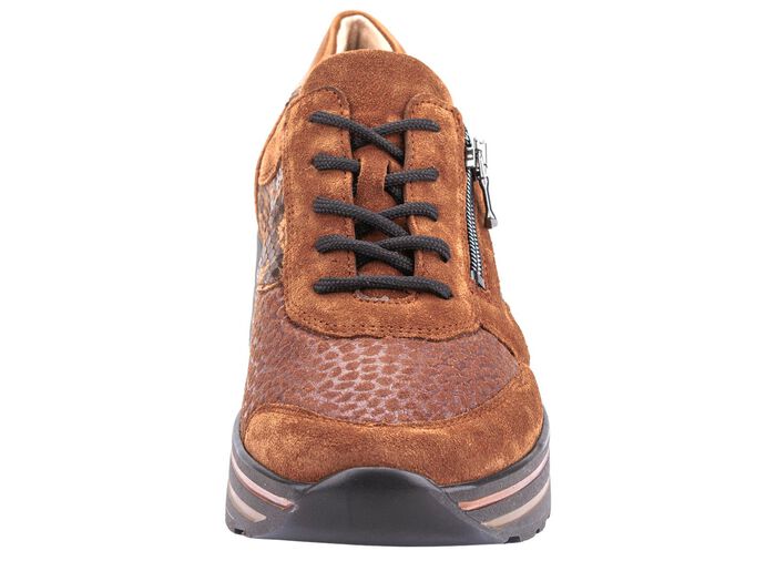 Waldl&auml;ufer Schn&uuml;rschuh mit Stretchmaterial im Ballenbreich 