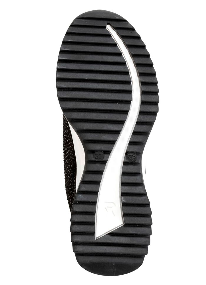 Rieker Sneaker mit Glitzersteinchen SCHWARZ