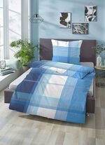 Bettw&auml;sche-Garnitur Made in Germany BLAU