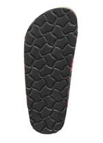 Pantolette in verspielt bedrucktem Dessin 