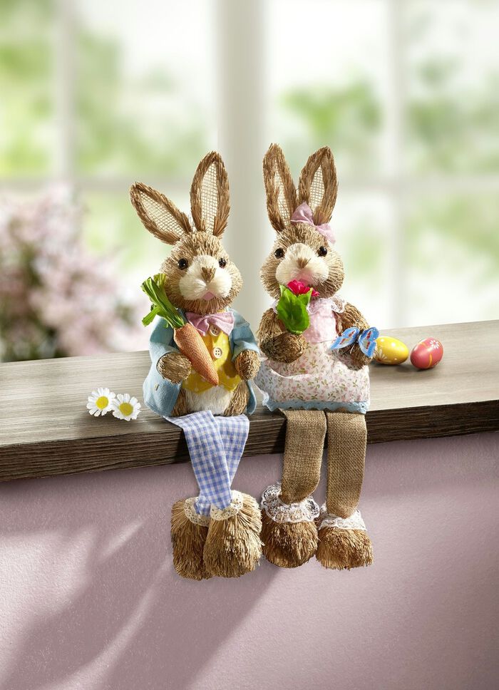 Kantenhocker aus Bast 