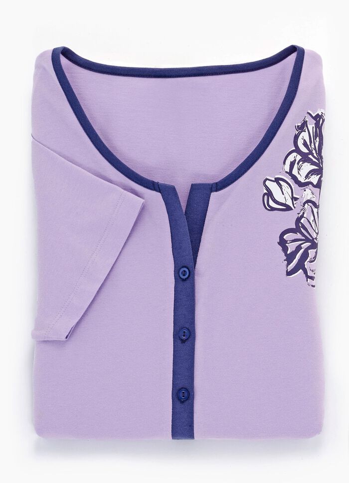 Zweierpack Nachthemden, k&uuml;rzer geschnitten  