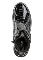 Waldl&auml;ufer Bootie aus krokogepr&auml;gtem Lackleder 