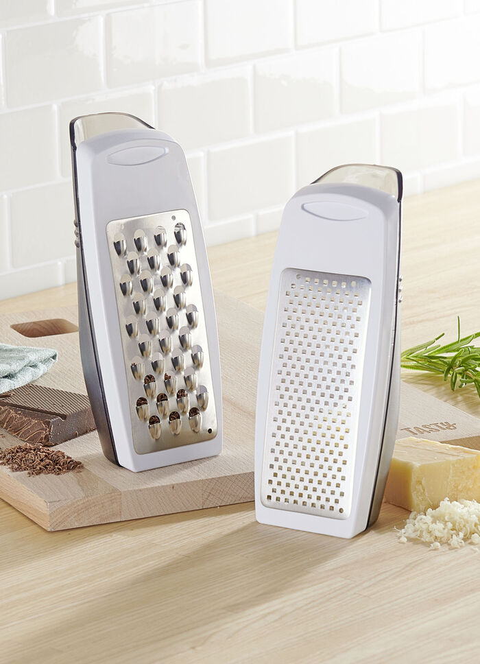 Duo-Reiben Set fürs Reiben und Servieren 