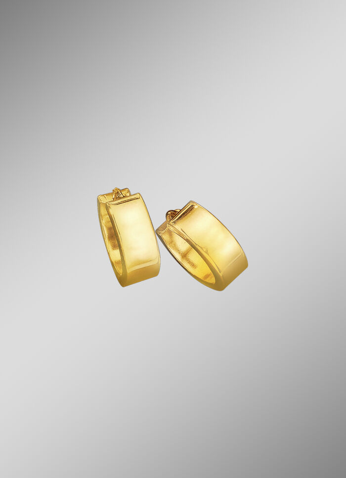 Hochgl&auml;nzende Klappcreolen 