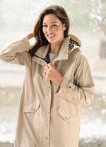 Mantel in leichter A-Linie 