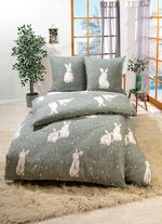 Bettwäsche-Garnitur mit Jubiläums-Dessin 