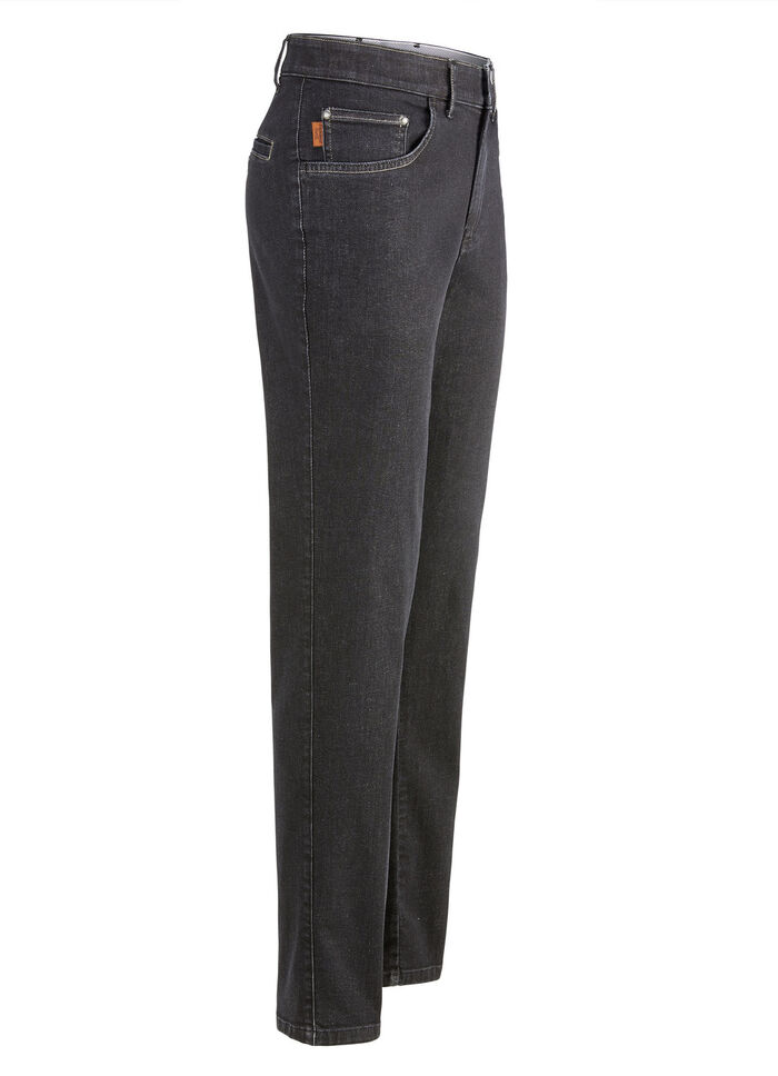 "Francesco Botti"-Jeans mit Dehnbund in 3 Farben ANTHRAZIT