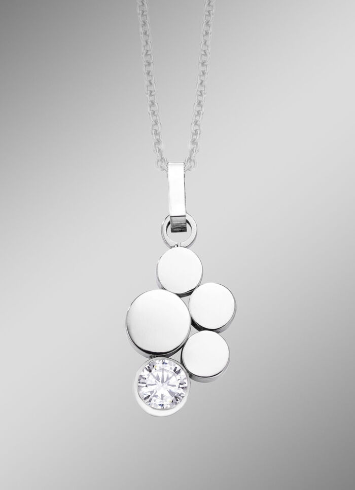 Anhänger aus Titan mit synth. Zirkonia 