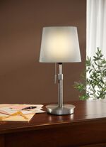 Hochwertige Tischleuchte NICKEL