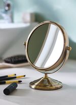 Kosmetik-Spiegel mit stabilem Metallgeh&auml;use 