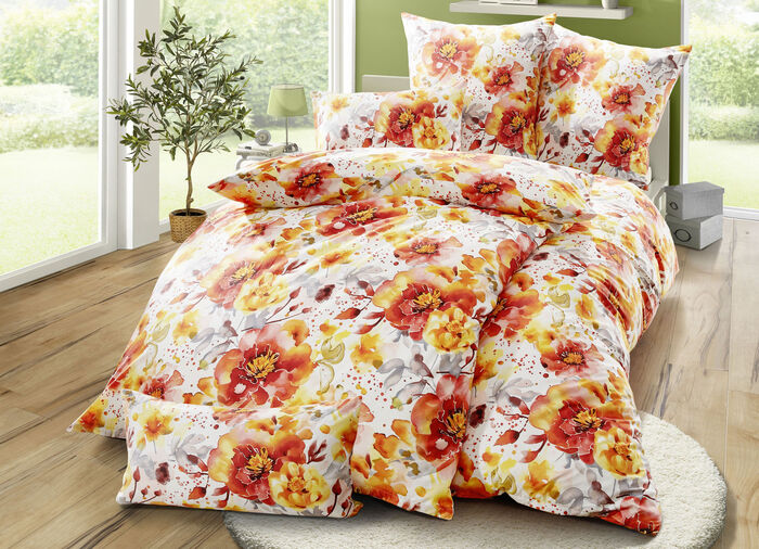 Bettwäsche-Garnitur in Microfaser-Qualität 