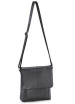 Tasche aus bestem Büffelleder SCHWARZ
