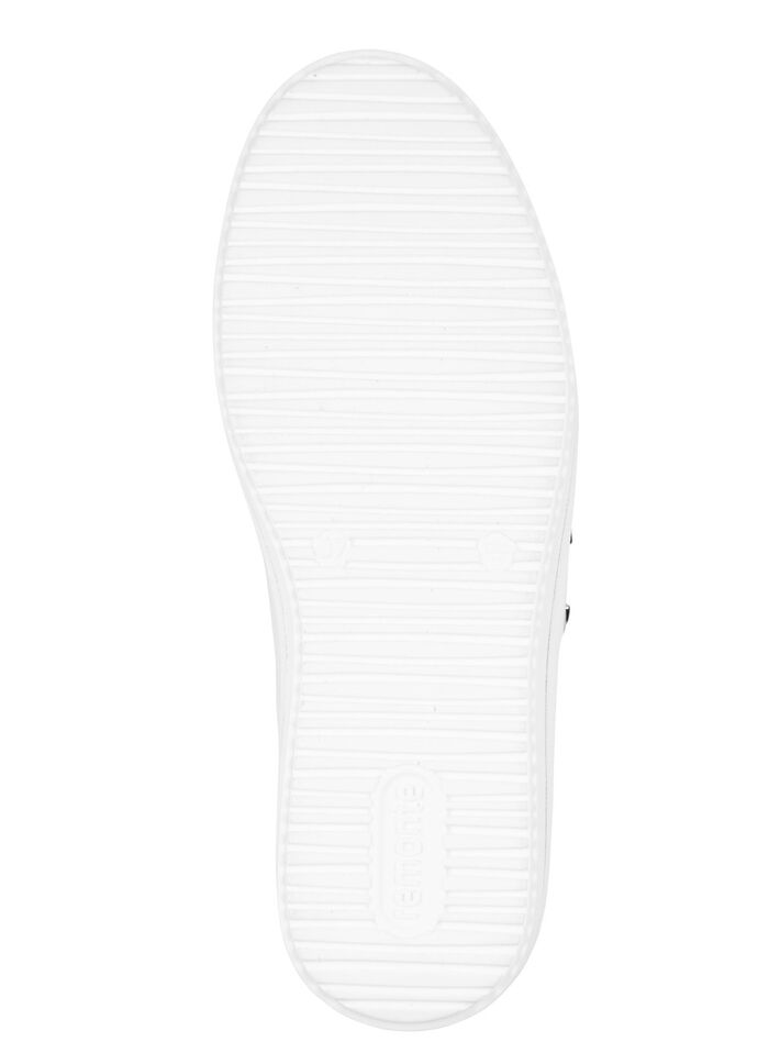 Remonte Sneaker mit Metallic-Bes&auml;tzen WEISS-ROS&Eacute;GOLD