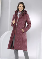 Mantel mit interessantem Stepp KASTANIE