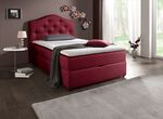 Boxspringbett mit Bettkasten und Topper BEERE