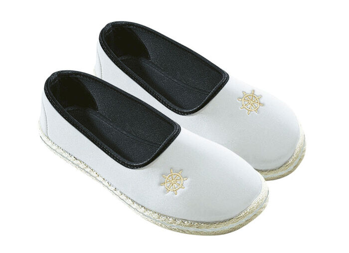 Stretch-Ballerina mit elastischem Einschlupf WEISS