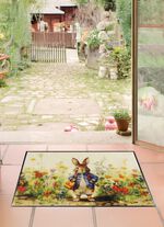 Fu&szlig;matte mit Hasen-Motiv 