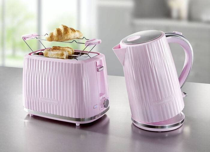 Russell Hobbs Frühstücksserie Eden aus Hochglanz-Kunststoff ROSA