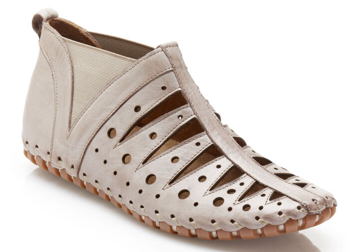 Gemini Bootie mit rotem Herzchen-Einsatz KIESEL
