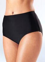 Zweierpack Bikinihosen, in h&ouml;her geschnittener Form, mit formendem Vorderfutter 