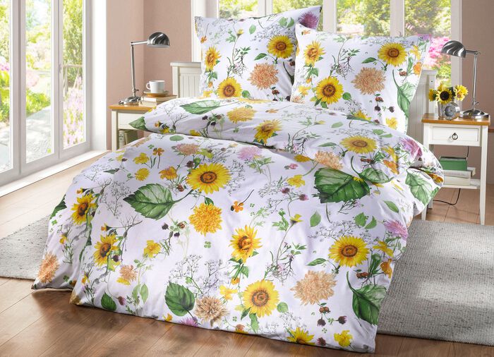 Renforc&eacute; Bettw&auml;sche-Garnitur mit Rei&szlig;verschluss 