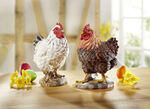 Huhn aus Polyresin 