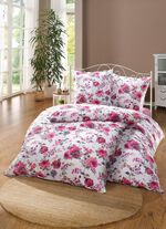 Bügelfreie Bettwäsche aus Mako-Soft-Seersucker MULTICOLOR