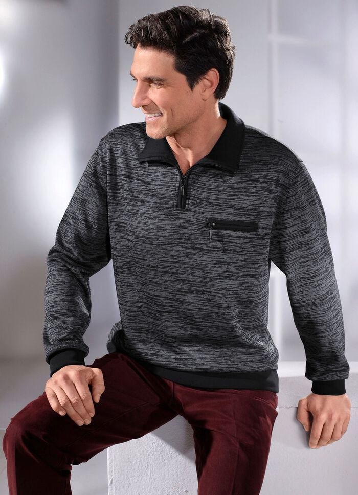 Troyer mit kurzem Rei&szlig;verschluss 