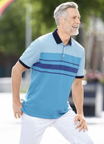 Poloshirt in 2 Farben T&Uuml;RKIS-WEISS