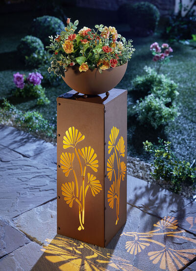 LED-Dekosäule "Ginkgo" 