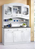 Buffetschrank mit profilierter Front WEISS