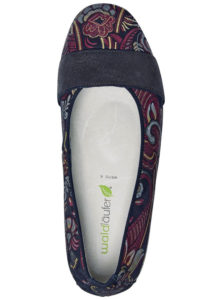 Waldl&auml;ufer, bequeme Damen-Pumps, Weite K, mit herausnehmbarem Fu&szlig;bett 