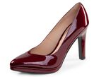 Peter Kaiser, elegante Damen-Pumps, aus Leder WEINROT