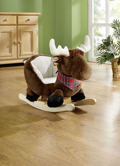 Schaukelelch aus Echtholz 