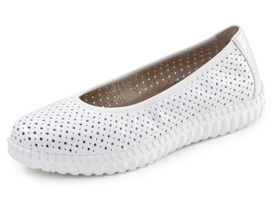 ELENA EDEN, sommerliche Damen-Ballerinas, Weite G, mit herausnehmbarem Fu&szlig;bett 