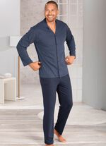 Schlafanzug mit durchgekn&ouml;pftem Oberteil 