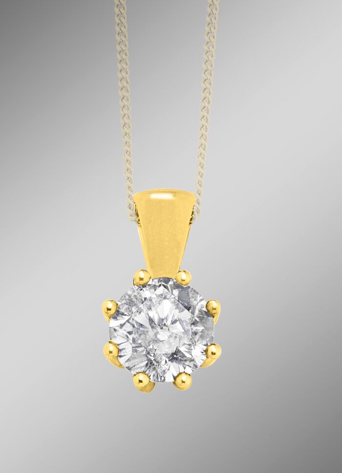 Funkelnder Anh&auml;nger mit Brillant 