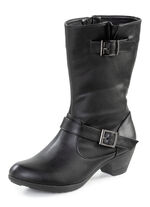 Andrea Conti Stiefel aus Synthetikmaterial SCHWARZ