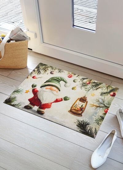 Fu&szlig;matte Wichtel mit rutschfester R&uuml;ckseite 