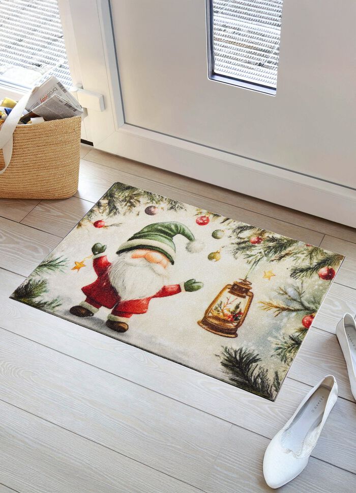 Fu&szlig;matte Wichtel mit rutschfester R&uuml;ckseite 