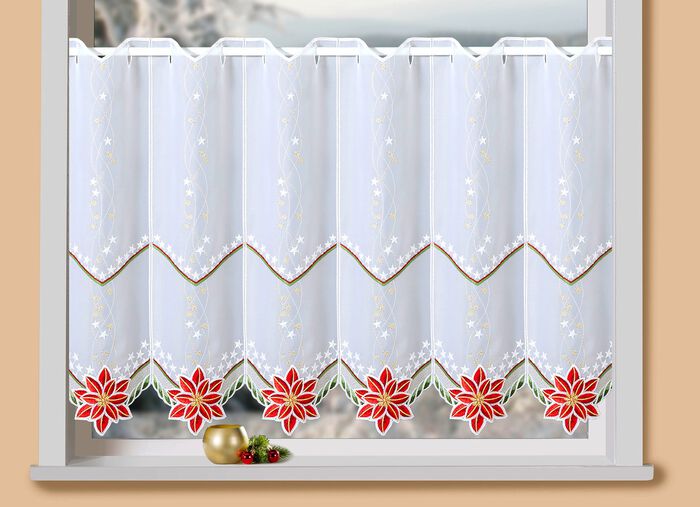 Kurzstore mit Bl&uuml;ten-Weihnachtsstern 