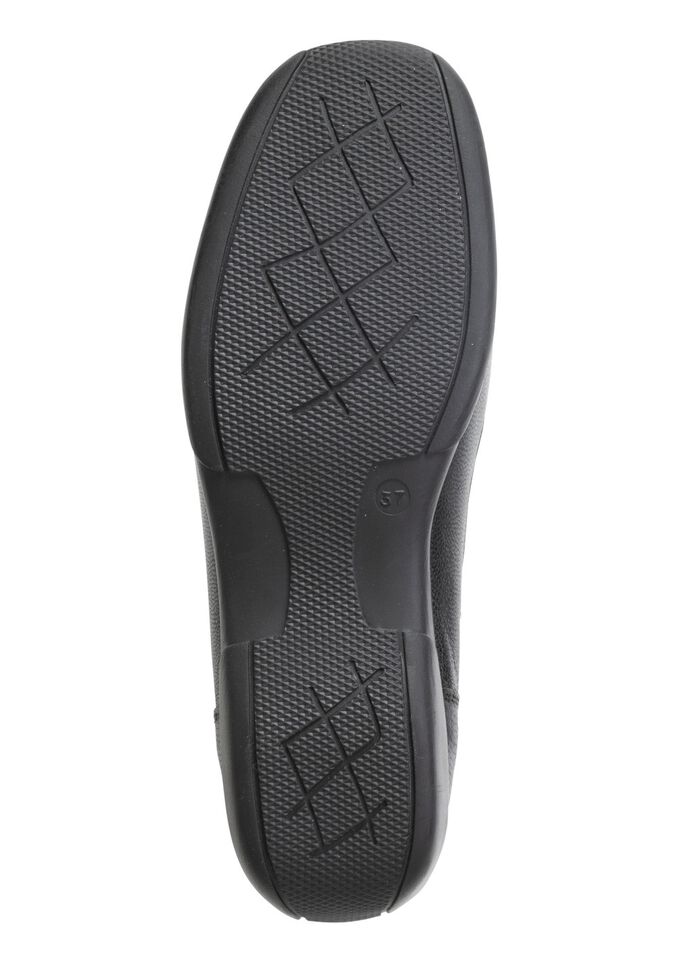 ELENA EDEN, klassische Damen-Slipper, mit herausnehmbarem Fußbett SCHWARZ-BRAUN