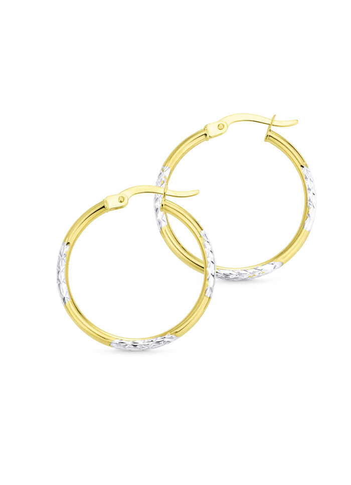 Wunderschöne diamantierte Creolen 