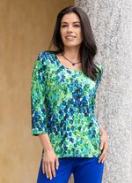 Shirt mit farbbrillantem Alloverdruck 