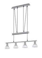 Pendelleuchte aus mattem Metall NICKEL