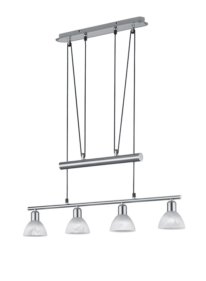 Pendelleuchte aus mattem Metall NICKEL