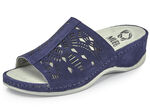 Mubb Pantolette mit antiker Lochung BLAU