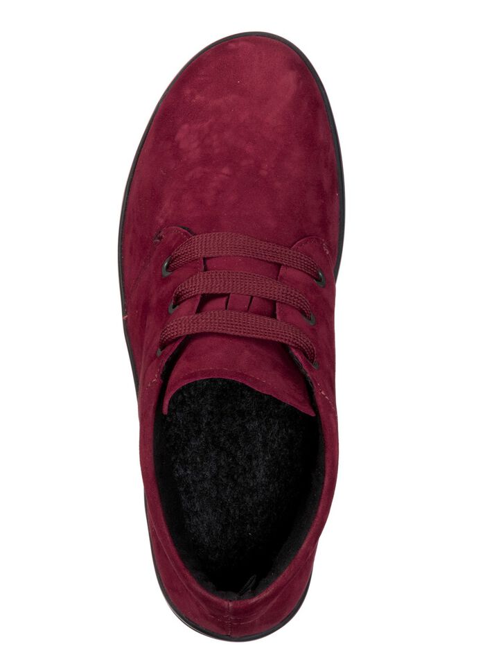 ELENA EDEN, bequeme Damen-Boots, Weite H, mit herausnehmbarem Fu&szlig;bett BORDEAUX